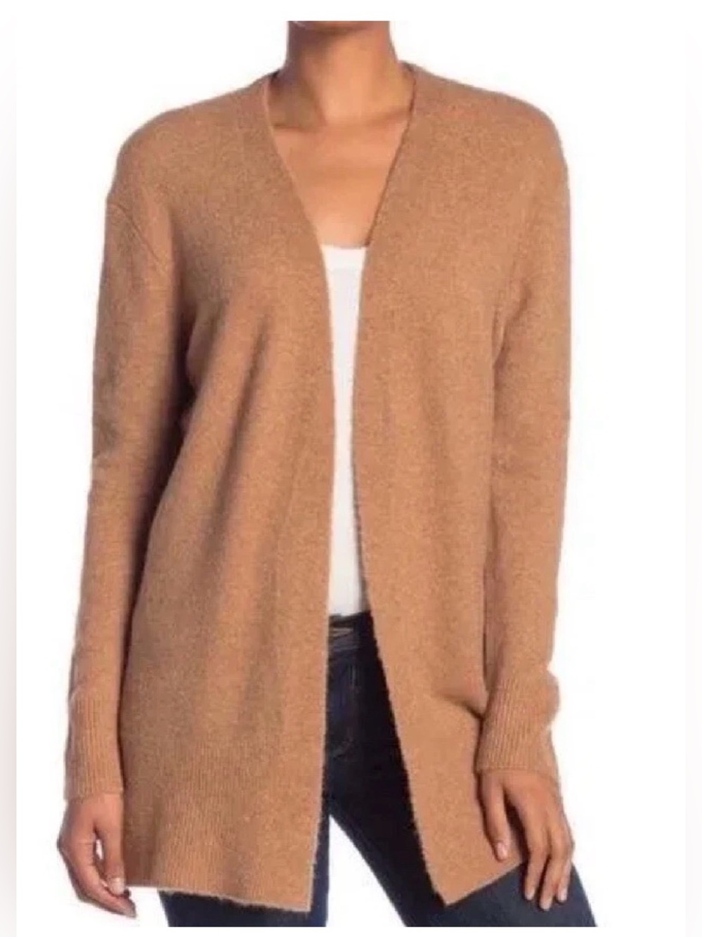 MADEWELL Cozy Walker Cardigan Merino Wool Blend Brown Size XL
